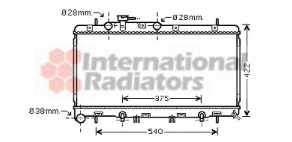 VAN WEZEL 51002059 Радиатор, охлаждение двигателя для SUBARU LIBERTY OUTBACK (Субару Либэртъ аутбэк) VAN WEZEL 51002059 Радиатор, охлаждение двигателя для SUBARU LIBERTY OUTBACK (Субару Либэртъ аутбэк)