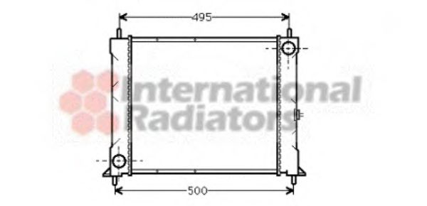 VAN WEZEL 02002067 Радиатор, охлаждение двигателя для ROVER 400 (Ровер 400) VAN WEZEL 02002067 Радиатор, охлаждение двигателя для ROVER 400 (Ровер 400)