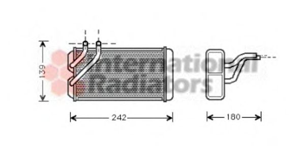 VAN WEZEL 02006106 Теплообменник, отопление салона для ROVER 400 (Ровер 400) VAN WEZEL 02006106 Теплообменник, отопление салона для ROVER 400 (Ровер 400)