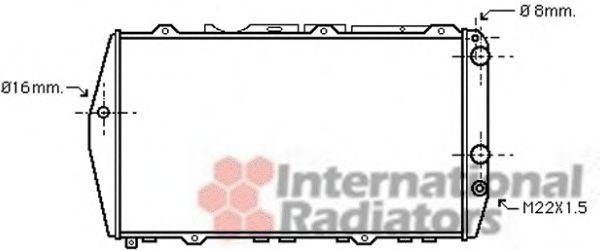 VAN WEZEL 03002019 Радиатор, охлаждение двигателя для AUDI 100 (Ауди 100) VAN WEZEL 03002019 Радиатор, охлаждение двигателя для AUDI 100 (Ауди 100)