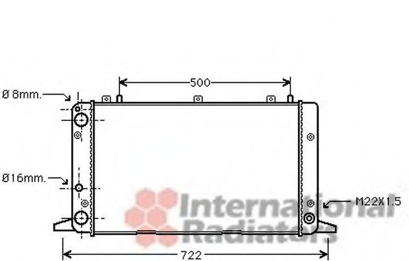 VAN WEZEL 03002047 Радиатор, охлаждение двигателя для AUDI 90 (Ауди 90) VAN WEZEL 03002047 Радиатор, охлаждение двигателя для AUDI 90 (Ауди 90)