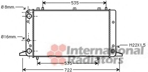 VAN WEZEL 03002053 Радиатор, охлаждение двигателя для AUDI 100 (Ауди 100) VAN WEZEL 03002053 Радиатор, охлаждение двигателя для AUDI 100 (Ауди 100)