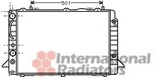 VAN WEZEL 03002093 Радиатор, охлаждение двигателя для AUDI 90 (Ауди 90) VAN WEZEL 03002093 Радиатор, охлаждение двигателя для AUDI 90 (Ауди 90)