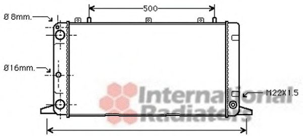 VAN WEZEL 03002098 Радиатор, охлаждение двигателя для AUDI 90 (Ауди 90) VAN WEZEL 03002098 Радиатор, охлаждение двигателя для AUDI 90 (Ауди 90)