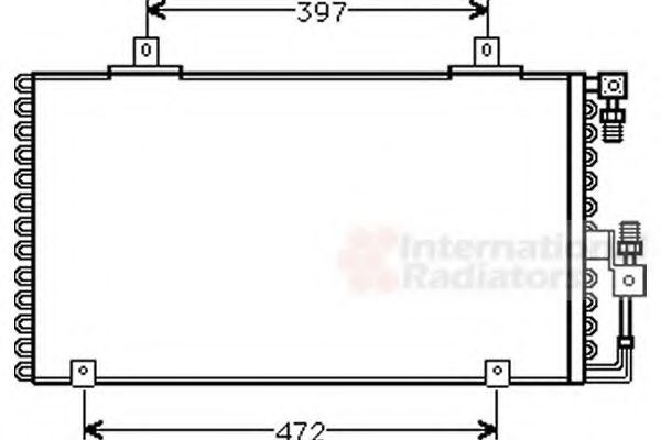 VAN WEZEL 03005106 Конденсатор, кондиционер для AUDI 80 (Ауди 80) VAN WEZEL 03005106 Конденсатор, кондиционер для AUDI 80 (Ауди 80)
