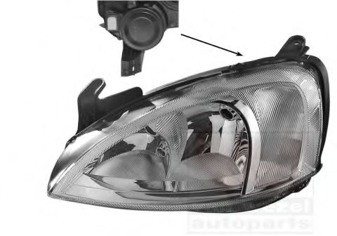 VAN WEZEL 3779962V Основная фара 