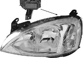 VAN WEZEL 3779963 Основная фара 