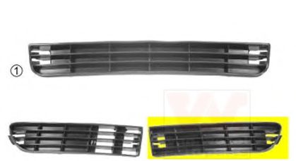 VAN WEZEL 0314503 Решетка вентилятора, буфер для AUDI A6 (Ауди А6) VAN WEZEL 0314503 Решетка вентилятора, буфер для AUDI A6 (Ауди А6)