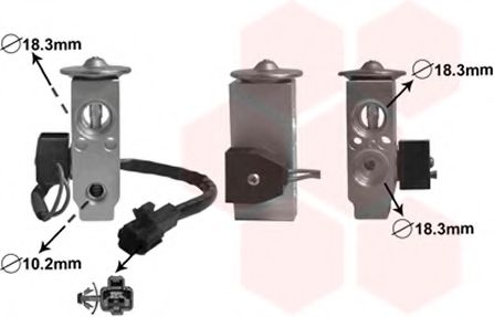 VAN WEZEL 53001678 Расширительный клапан, кондиционер для TOYOTA LAND CRUISER AMAZON (Тойота/тоета Ленд крузер амазон) VAN WEZEL 53001678 Расширительный клапан, кондиционер для TOYOTA LAND CRUISER AMAZON (Тойота/тоета Ленд крузер амазон)