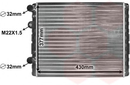 VAN WEZEL 58002129 Радиатор, охлаждение двигателя для VOLKSWAGEN DERBY (Фольксваген Дэрбъ) VAN WEZEL 58002129 Радиатор, охлаждение двигателя для VOLKSWAGEN DERBY (Фольксваген Дэрбъ)