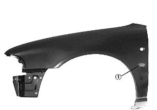 VAN WEZEL 0323655 Крыло для AUDI (Ауди) VAN WEZEL 0323655 Крыло для AUDI (Ауди)