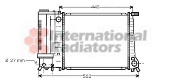 VAN WEZEL 06002081 Радиатор, охлаждение двигателя для BMW 3 (Бмв 3) VAN WEZEL 06002081 Радиатор, охлаждение двигателя для BMW 3 (Бмв 3)