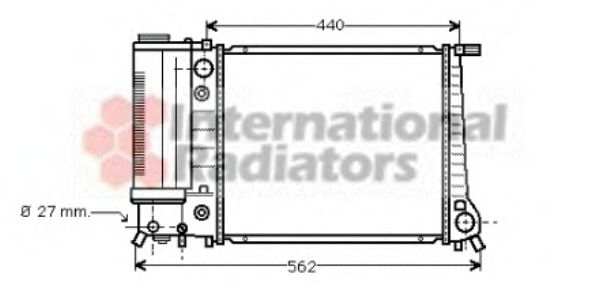 VAN WEZEL 06002082 Радиатор, охлаждение двигателя для BMW 3 (Бмв 3) VAN WEZEL 06002082 Радиатор, охлаждение двигателя для BMW 3 (Бмв 3)