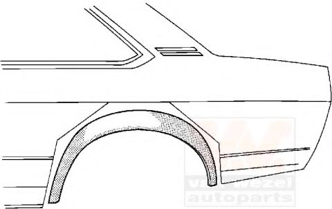 VAN WEZEL 0305445 Колесная ниша для AUDI FOX (Ауди Фоx) VAN WEZEL 0305445 Колесная ниша для AUDI FOX (Ауди Фоx)
