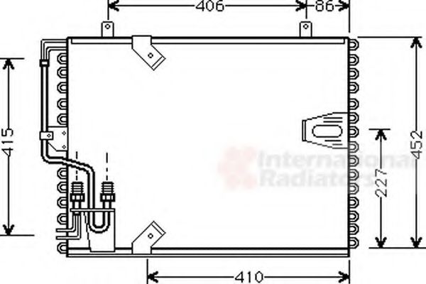 VAN WEZEL 06005183 Конденсатор, кондиционер для BMW 7 (Бмв 7) VAN WEZEL 06005183 Конденсатор, кондиционер для BMW 7 (Бмв 7)