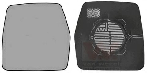 VAN WEZEL 1610837 Зеркальное стекло, наружное зеркало для PEUGEOT EXPERT (Пежо Эxпэрт) VAN WEZEL 1610837 Зеркальное стекло, наружное зеркало для PEUGEOT EXPERT (Пежо Эxпэрт)