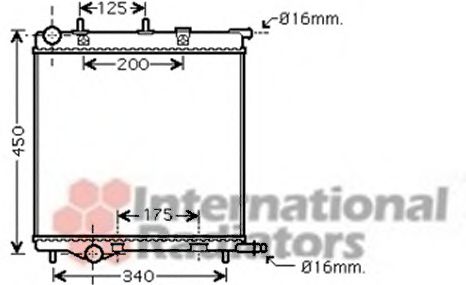 VAN WEZEL 40002293 Радиатор, охлаждение двигателя для PEUGEOT 207 (Пежо 207) VAN WEZEL 40002293 Радиатор, охлаждение двигателя для PEUGEOT 207 (Пежо 207)