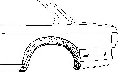 VAN WEZEL 0620146 Боковина 