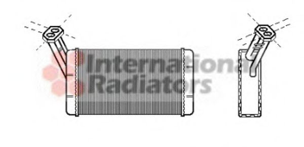 VAN WEZEL 09006024 Теплообменник, отопление салона для CITROëN (Cитроëн) VAN WEZEL 09006024 Теплообменник, отопление салона для CITROëN (Cитроëн)