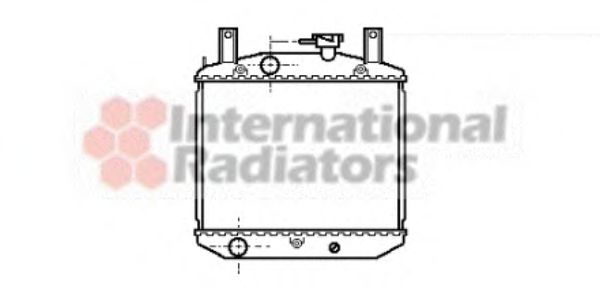 VAN WEZEL 11002008 Радиатор, охлаждение двигателя для DAIHATSU MIRA II (Дайхатсу Мира 2) VAN WEZEL 11002008 Радиатор, охлаждение двигателя для DAIHATSU MIRA II (Дайхатсу Мира 2)