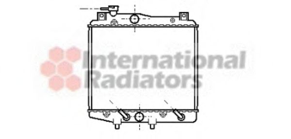 VAN WEZEL 11002014 Радиатор, охлаждение двигателя для DAIHATSU CHARADE II (Дайхатсу Чарадэ 2) VAN WEZEL 11002014 Радиатор, охлаждение двигателя для DAIHATSU CHARADE II (Дайхатсу Чарадэ 2)