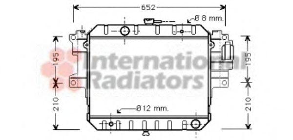 VAN WEZEL 11002028 Радиатор, охлаждение двигателя для DAIHATSU FEROZA HARD TOP (Дайхатсу Фэроза хард топ) VAN WEZEL 11002028 Радиатор, охлаждение двигателя для DAIHATSU FEROZA HARD TOP (Дайхатсу Фэроза хард топ)