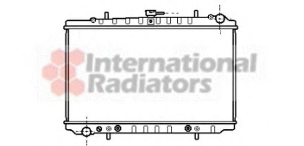 VAN WEZEL 13002034 Радиатор, охлаждение двигателя для NISSAN (Ниссан) VAN WEZEL 13002034 Радиатор, охлаждение двигателя для NISSAN (Ниссан)