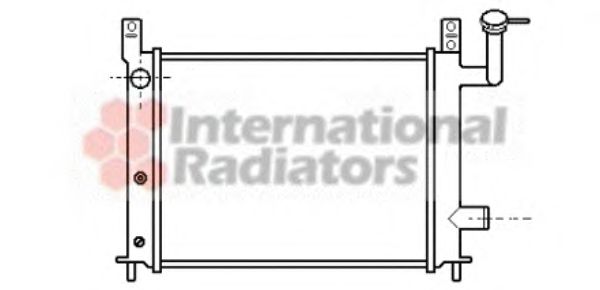 VAN WEZEL 13002046 Радиатор, охлаждение двигателя 