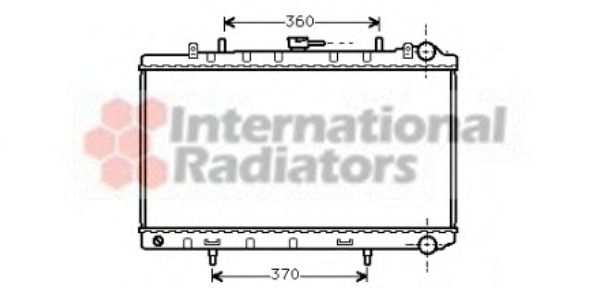 VAN WEZEL 13002170 Радиатор, охлаждение двигателя 