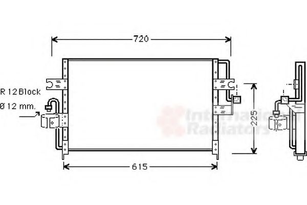VAN WEZEL 13005165 Конденсатор, кондиционер для NISSAN PRIMERA (Ниссан Примера) VAN WEZEL 13005165 Конденсатор, кондиционер для NISSAN PRIMERA (Ниссан Примера)