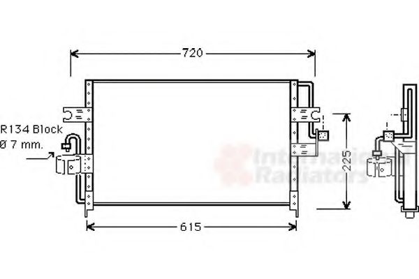 VAN WEZEL 13005166 Конденсатор, кондиционер для NISSAN PRIMERA (Ниссан Примера) VAN WEZEL 13005166 Конденсатор, кондиционер для NISSAN PRIMERA (Ниссан Примера)