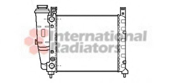 VAN WEZEL 17002039 Радиатор, охлаждение двигателя 