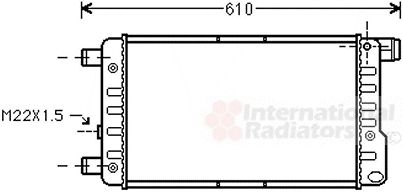 VAN WEZEL 17002115 Радиатор, охлаждение двигателя 