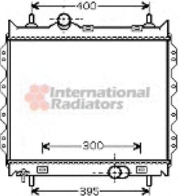 VAN WEZEL 07002083 Радиатор, охлаждение двигателя 