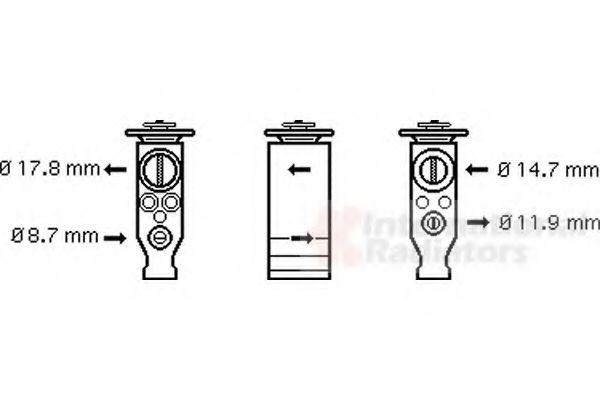 VAN WEZEL 09001245 Расширительный клапан, кондиционер для TOYOTA AYGO (Тойота/тоета Аъго) VAN WEZEL 09001245 Расширительный клапан, кондиционер для TOYOTA AYGO (Тойота/тоета Аъго)