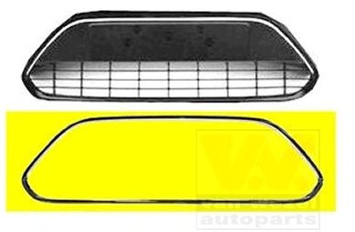 VAN WEZEL 1866598 Решетка вентилятора, буфер для FORD (Форд) VAN WEZEL 1866598 Решетка вентилятора, буфер для FORD (Форд)