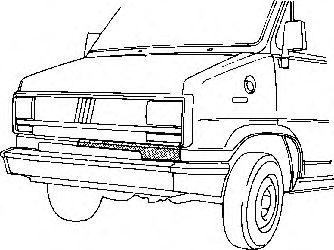VAN WEZEL 1745165 Облицовка передка для FIAT DUCATO (Фиат Дукато) VAN WEZEL 1745165 Облицовка передка для FIAT DUCATO (Фиат Дукато)