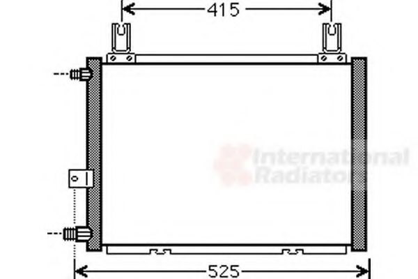 VAN WEZEL 11005060 Конденсатор, кондиционер для DAIHATSU TERIOS (Дайхатсу Тэриос) VAN WEZEL 11005060 Конденсатор, кондиционер для DAIHATSU TERIOS (Дайхатсу Тэриос)