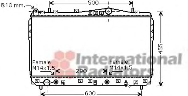 VAN WEZEL 81002074 Радиатор, охлаждение двигателя для CHEVROLET NUBIRA (Шевроле Нубира) VAN WEZEL 81002074 Радиатор, охлаждение двигателя для CHEVROLET NUBIRA (Шевроле Нубира)