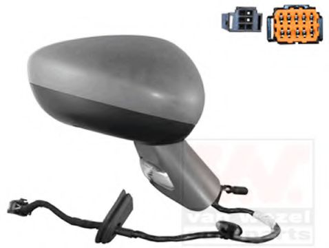 VAN WEZEL 0963828 Наружное зеркало для CITROëN (Cитроëн) VAN WEZEL 0963828 Наружное зеркало для CITROëN (Cитроëн)