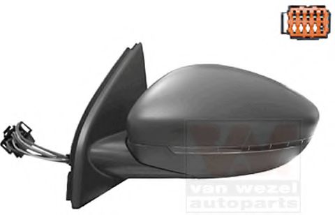 VAN WEZEL 4081807 Наружное зеркало для PEUGEOT 308 SW II (Пежо 308 св 2) VAN WEZEL 4081807 Наружное зеркало для PEUGEOT 308 SW II (Пежо 308 св 2)