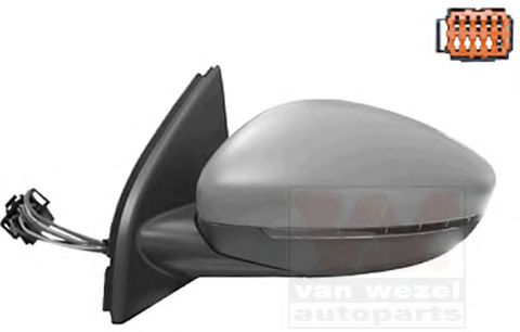 VAN WEZEL 4081817 Наружное зеркало для PEUGEOT 308 SW II (Пежо 308 св 2) VAN WEZEL 4081817 Наружное зеркало для PEUGEOT 308 SW II (Пежо 308 св 2)