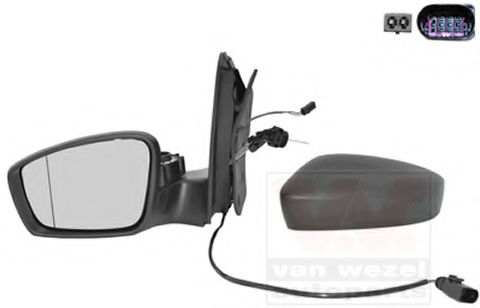 VAN WEZEL 5701803 Наружное зеркало для VOLKSWAGEN UP (Фольксваген Уп) VAN WEZEL 5701803 Наружное зеркало для VOLKSWAGEN UP (Фольксваген Уп)