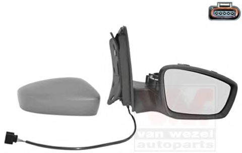 VAN WEZEL 5701808 Наружное зеркало для VOLKSWAGEN UP (Фольксваген Уп) VAN WEZEL 5701808 Наружное зеркало для VOLKSWAGEN UP (Фольксваген Уп)