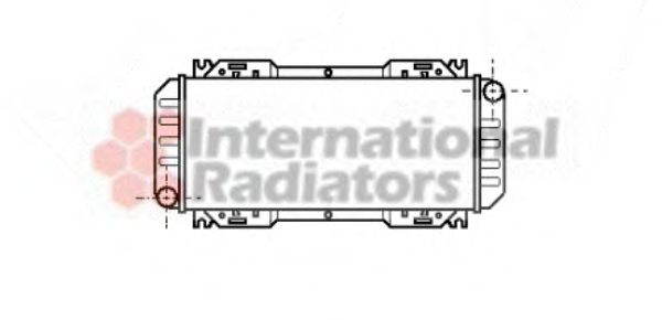 VAN WEZEL 18002044 Радиатор, охлаждение двигателя 