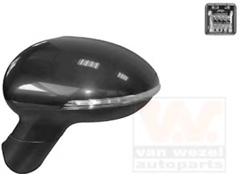 VAN WEZEL 8323817 Наружное зеркало для KIA RIO III (Киа Рио 3) VAN WEZEL 8323817 Наружное зеркало для KIA RIO III (Киа Рио 3)