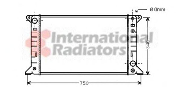 VAN WEZEL 18002141 Радиатор, охлаждение двигателя для FORD TRANSIT (Форд Трансит) VAN WEZEL 18002141 Радиатор, охлаждение двигателя для FORD TRANSIT (Форд Трансит)