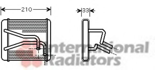 VAN WEZEL 83006049 Теплообменник, отопление салона для KIA MENTOR (Киа Мэнтор) VAN WEZEL 83006049 Теплообменник, отопление салона для KIA MENTOR (Киа Мэнтор)