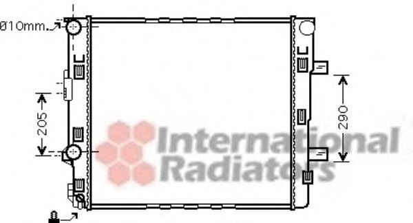 VAN WEZEL 30002405 Радиатор, охлаждение двигателя для MERCEDES-BENZ VARIO (Мэрcэдэс-бэнз Vарио) VAN WEZEL 30002405 Радиатор, охлаждение двигателя для MERCEDES-BENZ VARIO (Мэрcэдэс-бэнз Vарио)