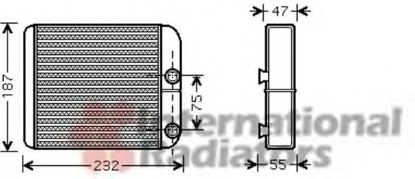 VAN WEZEL 32006186 Теплообменник, отопление салона для MITSUBISHI COLT/RODEO (Митсубиши/митсубиси Cолт/родэо) VAN WEZEL 32006186 Теплообменник, отопление салона для MITSUBISHI COLT/RODEO (Митсубиши/митсубиси Cолт/родэо)